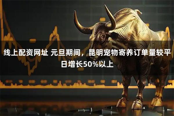 线上配资网址 元旦期间，昆明宠物寄养订单量较平日增长50%以上